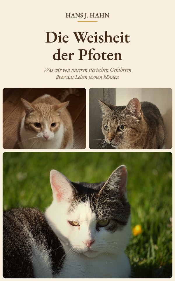 Buchcover Die Weisheit der Pfoten von Hans J. Hahn